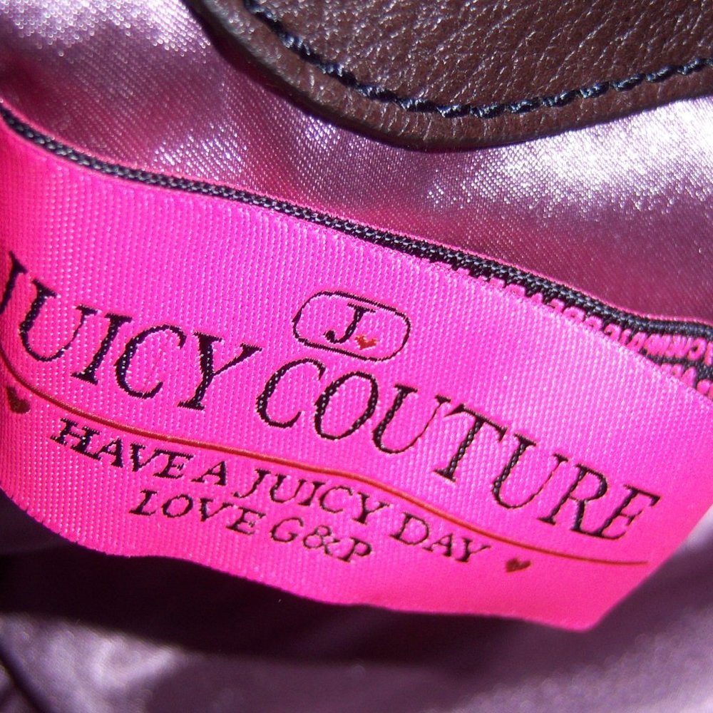 Vintage Juicy Couture Brown Green Tweed Plaid Wool Bowler Bag Y2K Academia - Picture 9 of 9